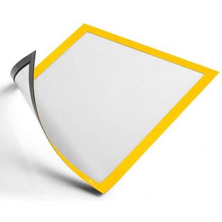 Durable Duraframe A4 magnetisk skilt med gul ramme