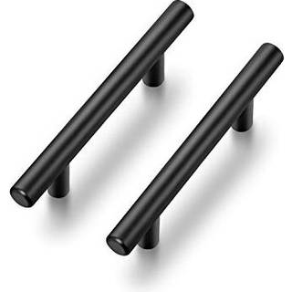 Ravinte 30 Pack | 5 tommer kabinet trækker mat sort rustfrit stål køkken skuffe trækker kabinet håndtag 5 tommer 3 tommer hulcenter