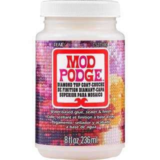 Mod Podge Top Coat Premium All-in-One limforsegler og finish perfekt til at bevare diamantpuslespil Arts and Crafts Projekter CS27590 CLEAR