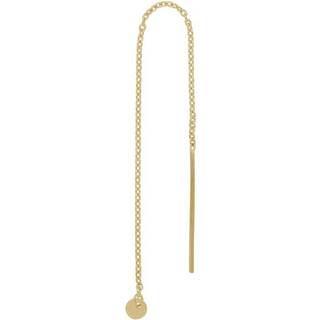 Siersbøl 14kt. guldørekæde med 3mm plade PIERCE52 1stk.