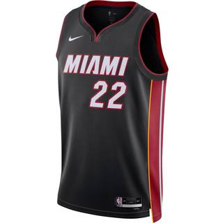 Miami Heat Icon Edition 2022/23 Nike Dri-FIT NBA Swingman-trøje til mænd - sort - XS