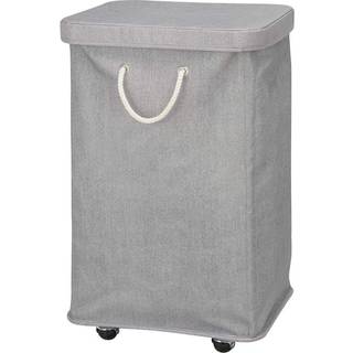 Mdesign stor polyester rullende vasket?j h?mmer med hjul aftageligt l?g og reb b?rer h?ndtag - sammenfoldelige h?mmere med hjul til kompakt opbev