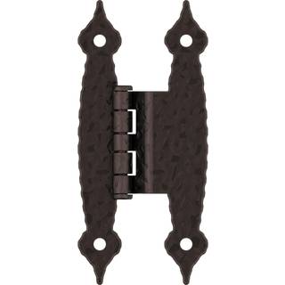 Amerock BPR3406ORB | Kabinet h?ngsel | 3/8 i (10 mm) Offset ikke-selvlukkende ansigtsbeslag | Olie gnidet bronze | K?kkenkabinet d?r h?ngsel | 1