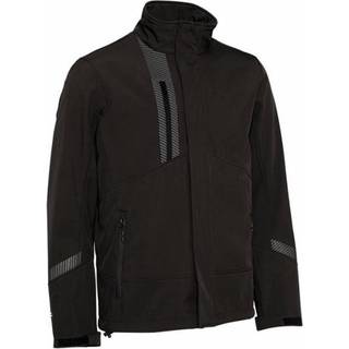 Softshelljakke m/refleks vindtæt 117200 sort Str. XL