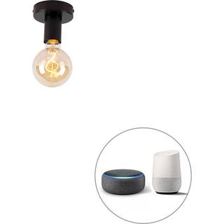 Smart loftslampe sort inkl. Wifi G95 - Facile