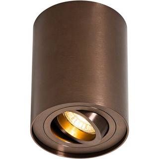 Moderne loftspot mørk bronze vippelig og drejelig - Rondoo Up