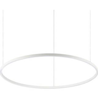Ideal Lux LED-hængelampe Oracle Slim Ø 90 cm hvid 3.000 K