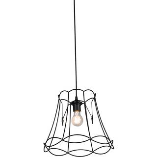 Retro pendellampe sort 35 cm - Granny Frame