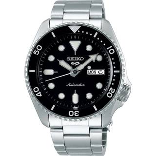 Seiko SRPD55K1 5 Sports Sort/Stål Ø43 mm