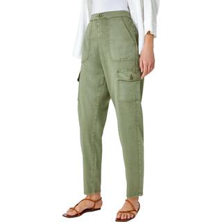 Roman Roman Green Casual Stretch Cargo Trousers