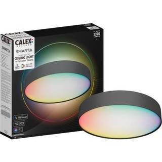 Calex Smart loftslampe Fabric, dæmpbar, Sort, Stue/spisestue, Plast, Moderne