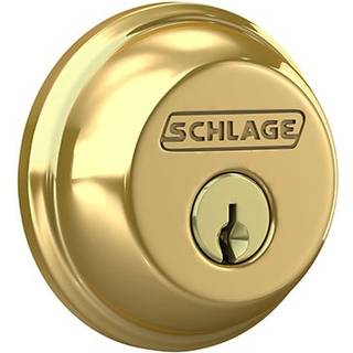 Schlage B60 N 626 DEADBOLT Keyed 1 side H?jeste boligsikkerhed Satin Chrome
