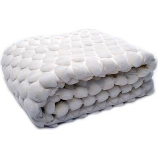 Ceannis Egg Plaid 130x170 Cm - Plaider & Tæpper Acrylic (Textile) Hvid - 11901