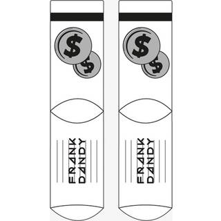 Frank Dandy 5-pak Half Terry Sock - White Pattern - Str 36/40