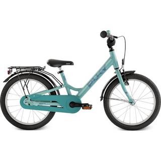 PUKY Youke 18 tommer Pedalcykel 5+ år. Prøv i butik eller få sendt. Flere farver Gutsy Green/turkisblå