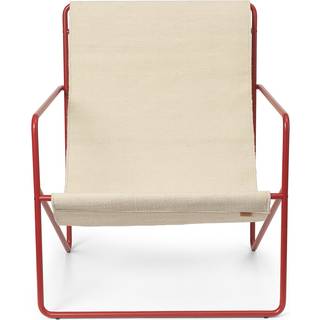 Ferm Living Desert Loungestol Poppy Red / - Loungestole Genanvendt Pet Cloud - 1104267053