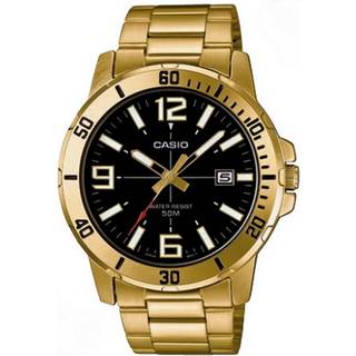 Stilfuld Casio Mand Diver Ur i Sort (Ø 45 mm)