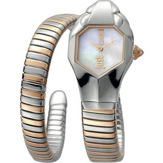 Just Cavalli JC1L001M0045 Snake Hvid/Stål Ø23 mm