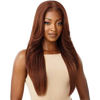 Oute Synthetic Pre-Plucked HD Transparent Blonder Front Wig- Kimora (Gibrn)