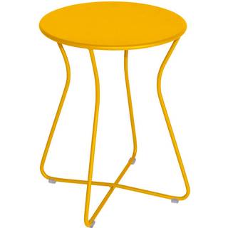 Fermob - Cocotte Stool - Honey - Udendørs taburetter og puffer - Studio Fermob - Gul - Metal