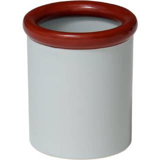 NINE - ROD Pot ceramic H175 x Ø153 Terracotta/Light blue - Krukker og vaser - Julien Renault - Blå
