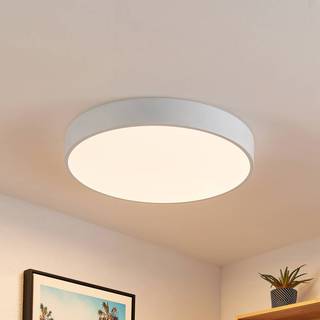 Lindby LED-loftlampe Simera, Ø 50 cm, hvid, metal