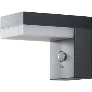 Lindby udendørs LED-væglampe Chioma, antracit, sensor