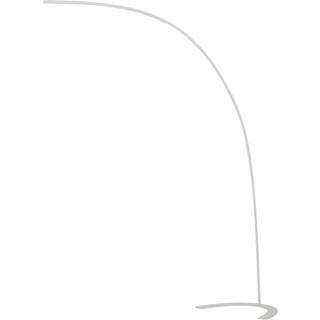 Lindby LED-gulvlampe Danua, hvid, metal, højde 200 cm