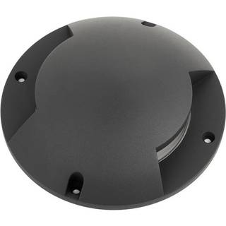 Lindby gulv-spotlight med LED Cormac, 2 lyskilder, Ø 21 cm, IP67