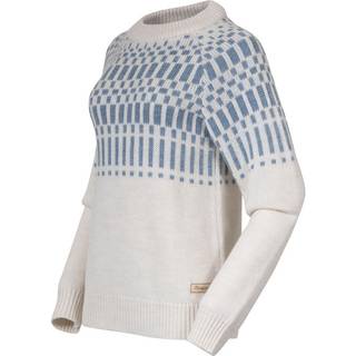 Bergans Nordmarka Merino Jumper Women Vanilla White/Husky Blue, L