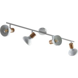 Lindby Fridolin loftspot, 70 cm, 4 lyskilder, hvid, metal