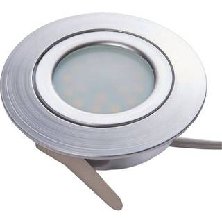 LED-indbygningsspot Andrej, rund, aluminium, sæt med 3 stk Andrej Lindby, Aluminium/grå/zink, Stue/spisestue, Plast, Moderne, Runde downlight