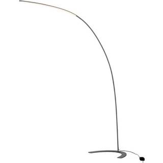 Lindby LED-gulvlampe Danua, sølv, metal, højde 200 cm