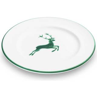 Håndlavet kagetallerken Gourmet Grøn Hjort