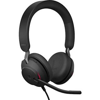 Jabra Evolve2 40 Headset Ledningsført Kontor/Callcenter USB Type-A Sort