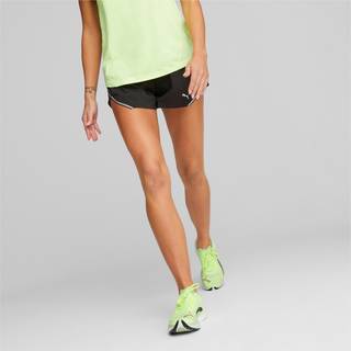 Puma Run Woven 3in Shorts Women - Black, Size 16 - black