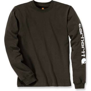 CARHARTT T-Shirt Sleeve Logo L/S Peat - S