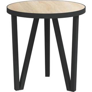 sidebord Ø35 cm MDF sonoma-eg