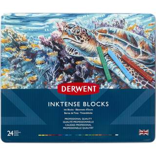 Derwent Inktense Blokke, 24-Pak