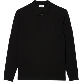 Lacoste Paris Long Sleeve Polo Piké Black