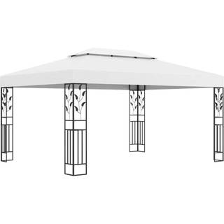 pavillon med dobbelt tag 3x4 m antracitgrå