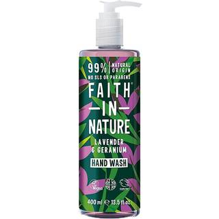 Faith In Nature Lavendel & Geranium Håndsæbe - 400 ml.