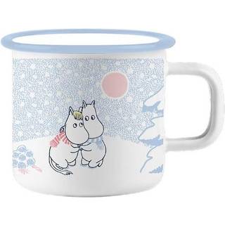 Muurla Moomin emaljekrus 37 cl Let it snow