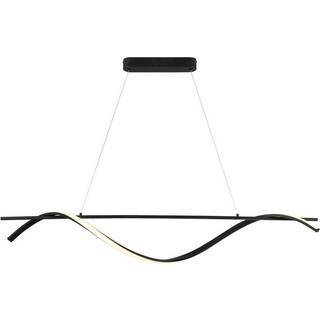 Boa LED-hængelampe, mat sort, metal