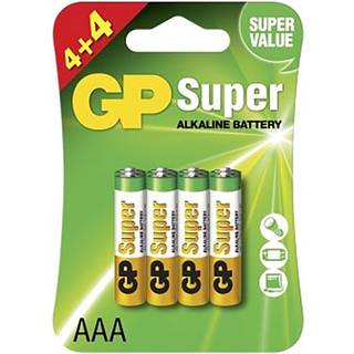 Gp lr03/aaa batterier 8 stk.