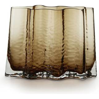 Cooee Design Gry wide vase 24 cm Cognac