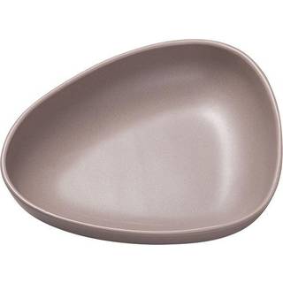 LIND DNA Curve Stoneware dyb tallerken 19x22 cm Warm Grey