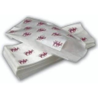 Fransk hotdogpose 7/3x18cm med tryk, 1000 stk