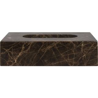 Mette Ditmer Marble lommetørklædeæske 14x25,5 cm Brun