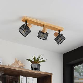 Lindby Evinora loftspot af træ, 3 lyskilder